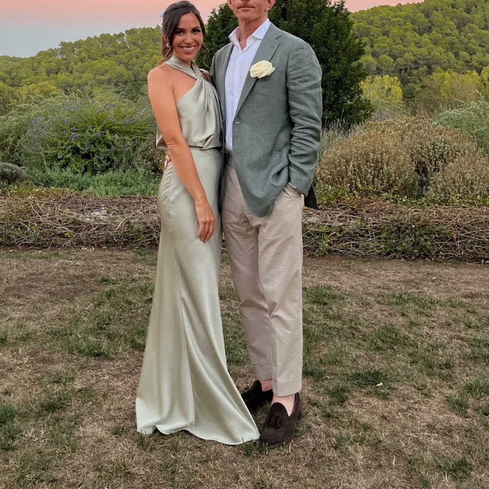 Sage green dress